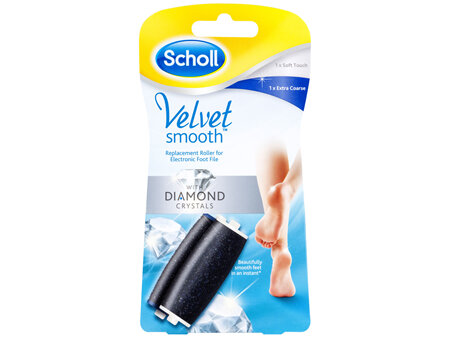 Scholl Velvet Smooth Express Pedi Foot File Soft & Coarse Refill