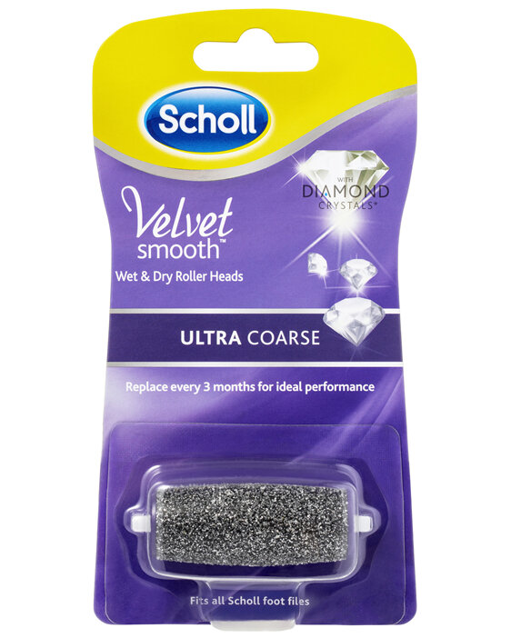 Scholl Velvet Smooth™ Wet & Dry Roller Heads Ultra Coarse
