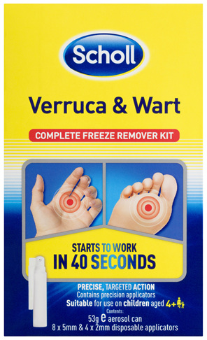 Scholl Verruca and Wart Complete Freeze Remover Kit