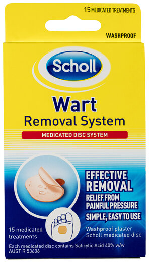 SCHOLL Wart Removal System Washproof