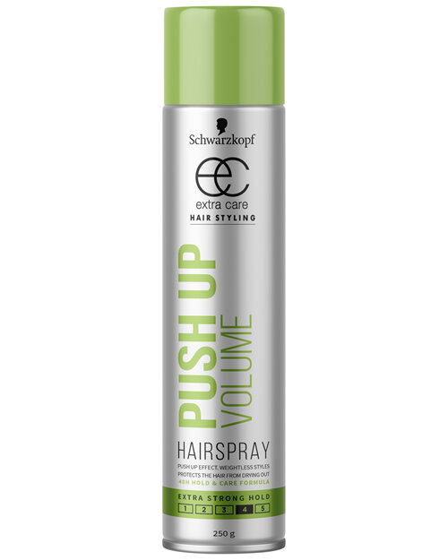 Schwarzkopf Extra Care Push Up Volume Hairspray 250g