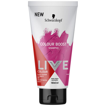 Schwarzkopf LIVE Colour Boost Shampoo Pink 150mL