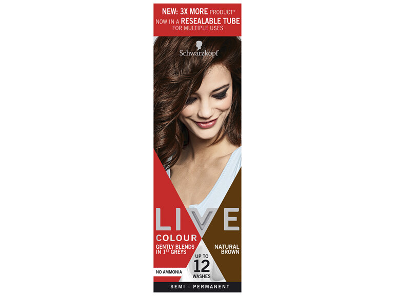 Schwarzkopf Live Colour Natural Brown 75mL