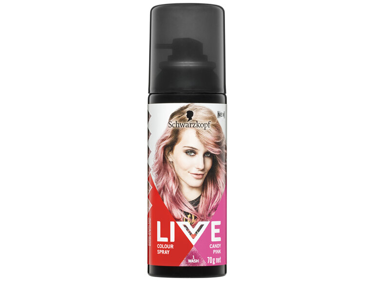 Schwarzkopf Live Colour Spray Candy Pink 70g