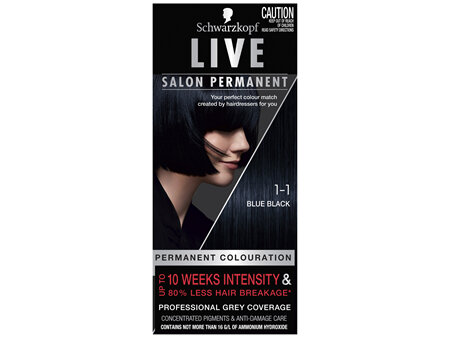 Schwarzkopf Live Salon Permanent 1-1 Blue Black
