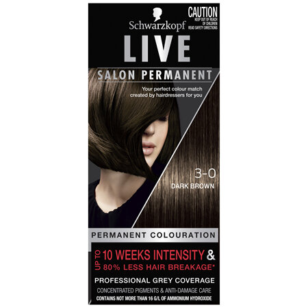 Schwarzkopf Live Salon Permanent 3-0 Dark Brown
