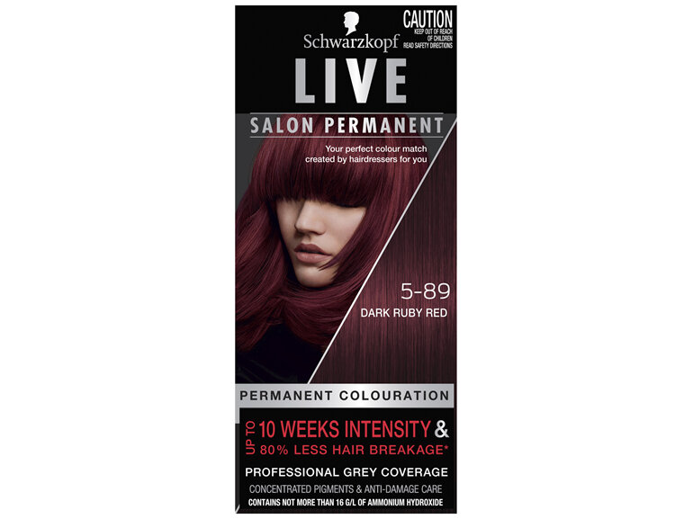Schwarzkopf Live Salon Permanent 5-89 Dark Ruby Red