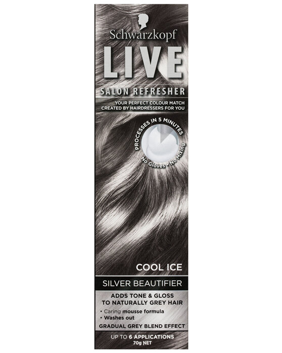 Schwarzkopf Live Salon Refresher Cool Ice Silver Beautifier 70g