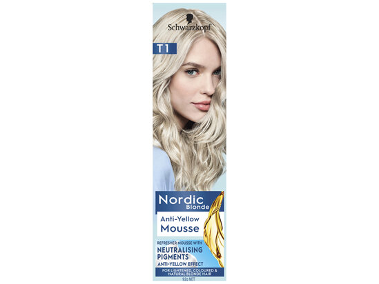 Schwarzkopf Nordic Blonde T1 Anti-Yellow Mousse