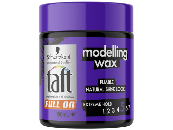 Schwarzkopf Taft Full On Modelling Wax Extreme Hold 100mL