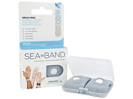 Sea-Band Adult Anti-Nausea Wrist Band Grey