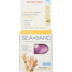 SEA BAND Camo Pink Child/Small Adult 1pair