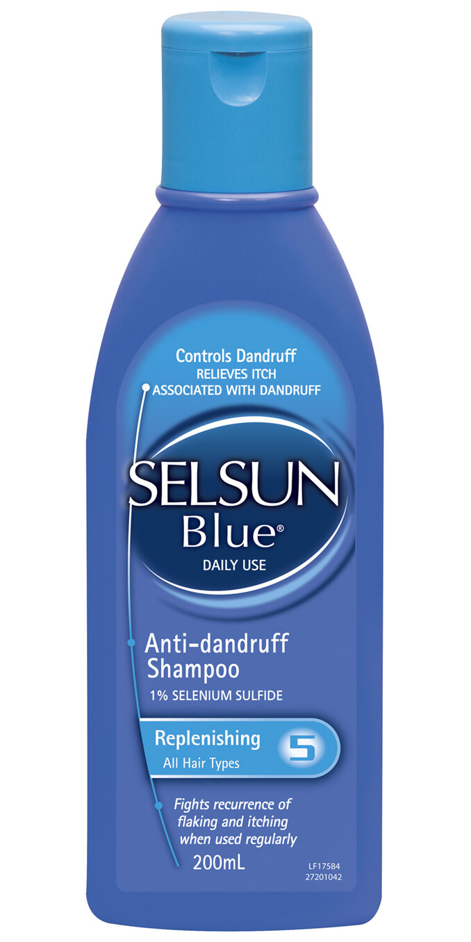 Selsun Blue Replen Anti Dandruff Shampoo 200mL