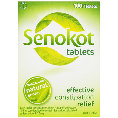 Senokot Tablets Constipation Relief 100 Pack