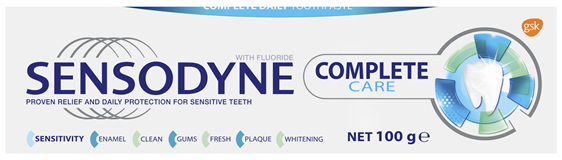 Sensodyne Complete Care, Sensitive Toothpaste, 100g