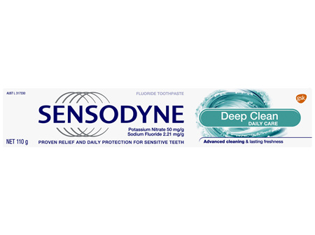 Sensodyne Deep Clean Daily Care Sensitive Toothpaste 110g