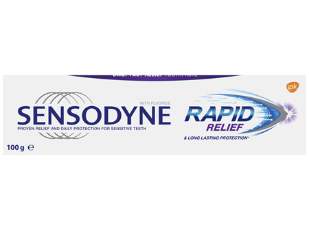 Sensodyne Rapid Relief, Sensitive Toothpaste, 100g