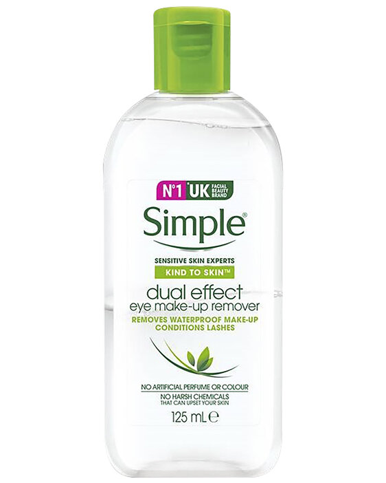 Simple Eye Make Up Remover Dual Effect 125mL