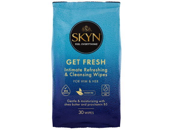 SKYN Get Fresh Intimate Refreshing & Cleaning Wipes 30 Pack