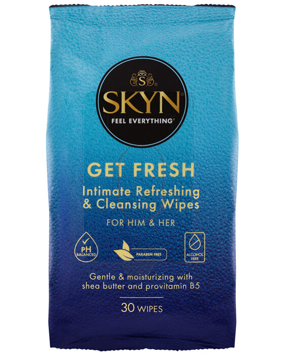 SKYN Get Fresh Intimate Refreshing & Cleaning Wipes 30 Pack