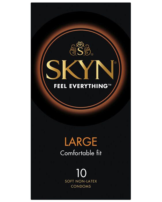 Skyn Large Soft Non-Latex Condoms 10 Pack