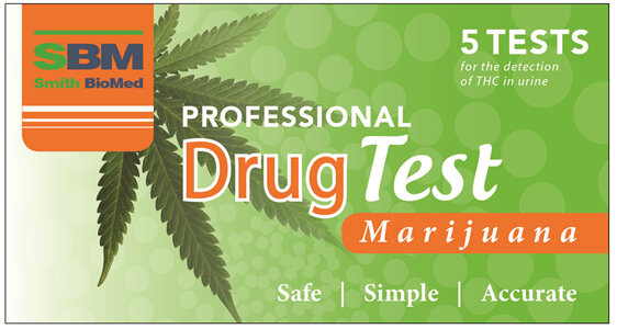 Smith Biomed Drug Test Marijuana 5 Tests