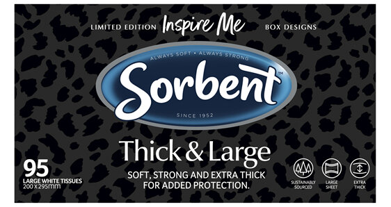 Sorbent Thick & Large Facial Tissues 95s
