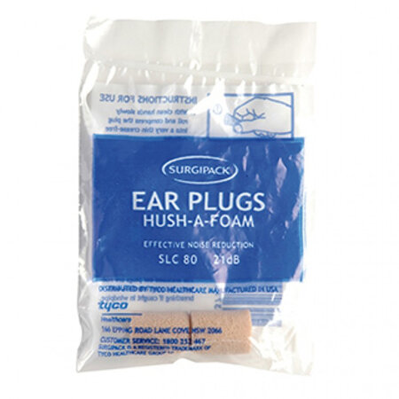 SP Ear Plugs Foam Surgipack 1pr