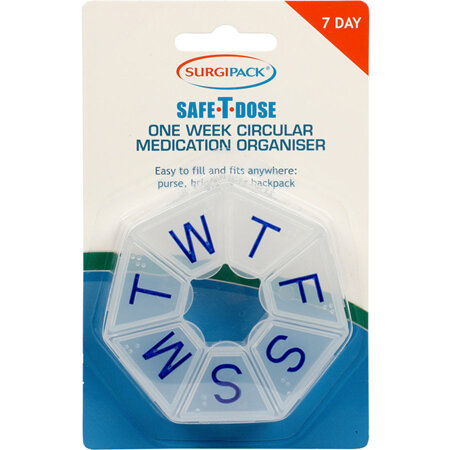 SP Medication Organiser Circle 1 Week