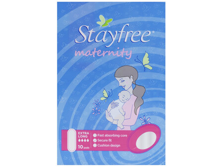 Stayfree Maternity Pads 10 Pack