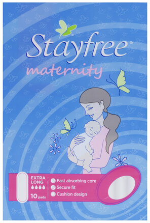Stayfree Maternity Pads 10 Pack