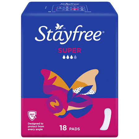 Stayfree Super Pads No Wings 18 Pack