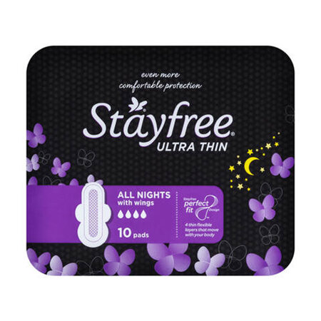 STAYFREE Ultra Thin All Night Wing 10