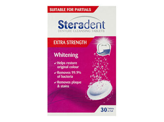 Steradent  Extra Strength  Denture Cleansing Tablets 30's