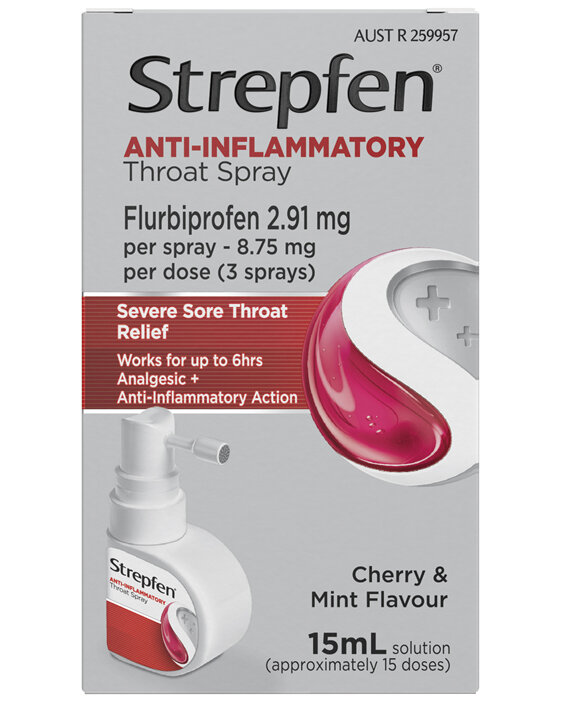 Strepfen Intensive Throat Spray with Anti Inflammatory Action 15mL