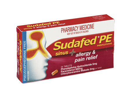Sudafed PE Allergy & Pain Relief