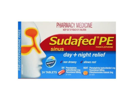 Sudafed PE Day + Night 24's