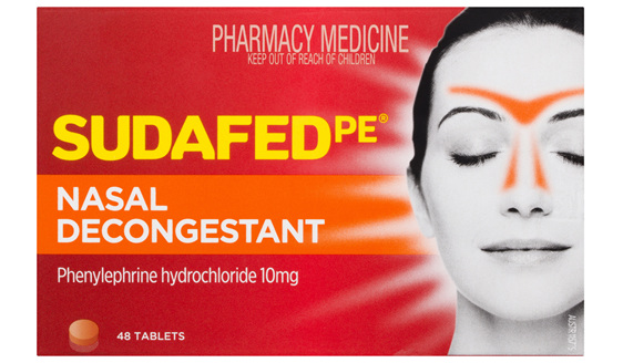Sudafed PE Nasal Decongestant 48 Tablets