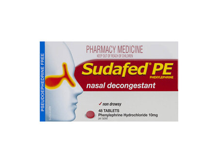 Sudafed PE Nasal Decongestant 48's