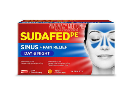 Sudafed PE Sinus Day/Night 24 Tablets