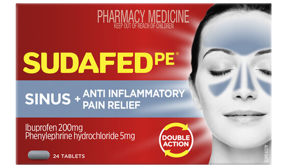 SUDAFED PE SNS ANTI-INF PAIN24