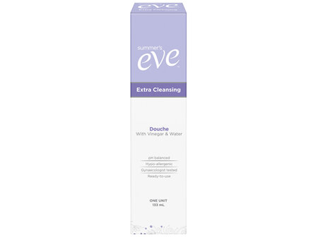 Summer's Eve Extra Cleansing Douche with Vinegar & Water 133mL
