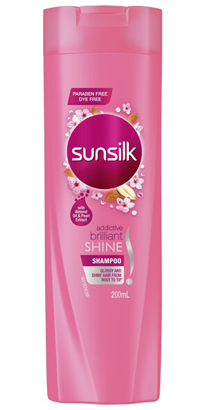 SUNSILK Shampoo Addictive Brilliant Shine 200ml