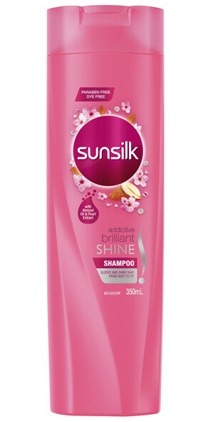 SUNSILK Shampoo Addictive Brilliant Shine 350mL