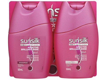 SUNSILK Supershine Shampoo & Conditioner 2 pack 100ml