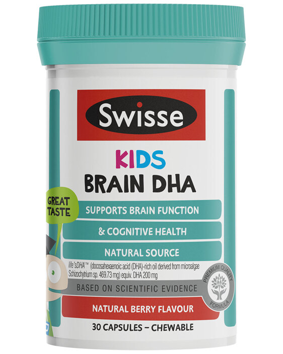Swisse Kids Brain DHA 30 capsules