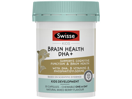 Swisse Kids Brain Health DHA + 30 Capsules