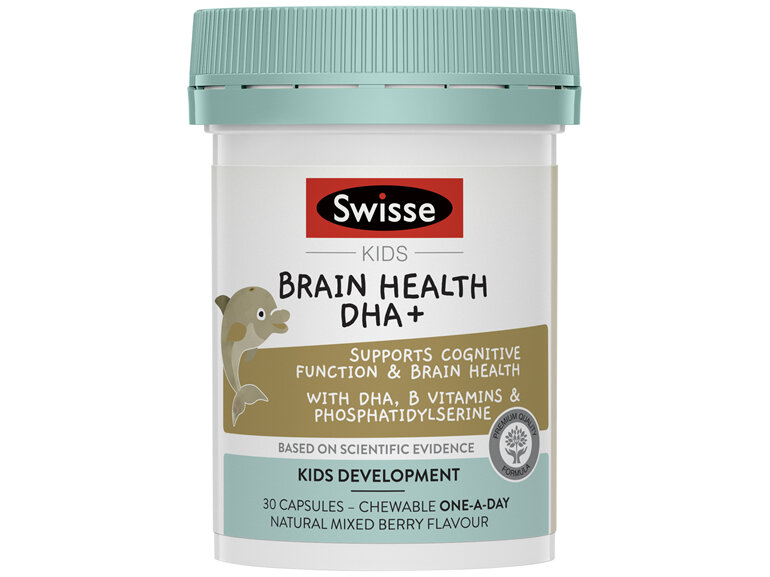 Swisse Kids Brain Health DHA + 30 Capsules