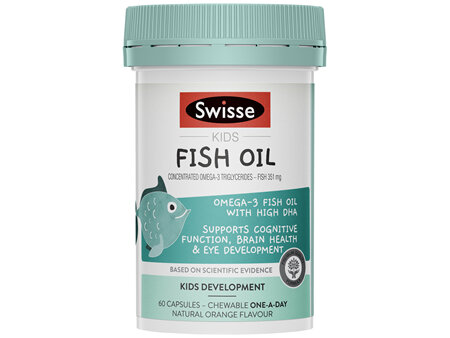 Swisse Kids Fish Oil 60 Capsules