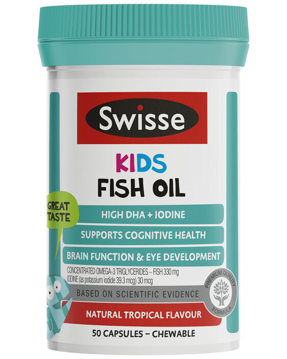 Swisse Kids Fish Oil Capsules 50 capsules